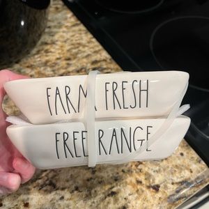 Rae Dunn Farm Fresh Egg Holder